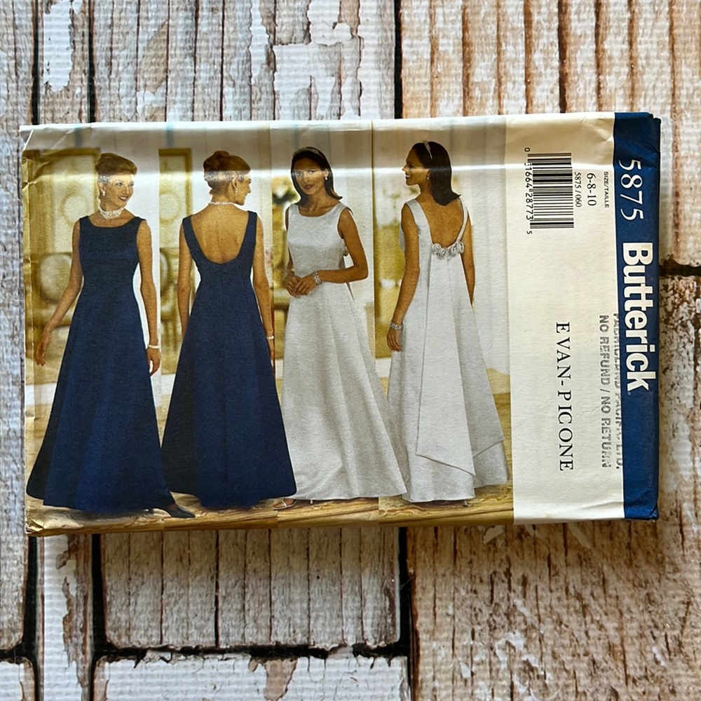 Evan-Picone Butterick Uncut Seeing Pattern